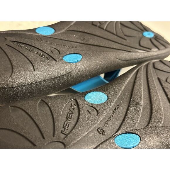 OKABASH Flip-Flop Orthopedic Sandal Turquoise Large Size 9.5-10.5 Womens QK Ship - Picture 8 of 13